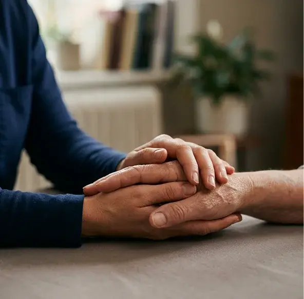 hand-on-hand